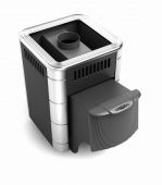 Печь для бани ПБ Оса Inox ДА антрацит НВ